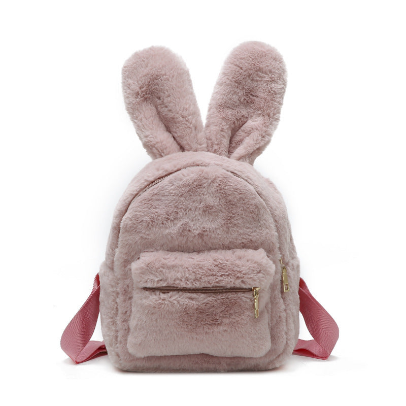 Trendy Plush Bag Casual All-Match Backpack