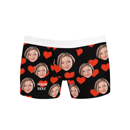 Durable Mens All Over Print Boxer Briefs in Polyester - Close-Fitting Design with Mesh Pouch and Secure Elastic Waistband