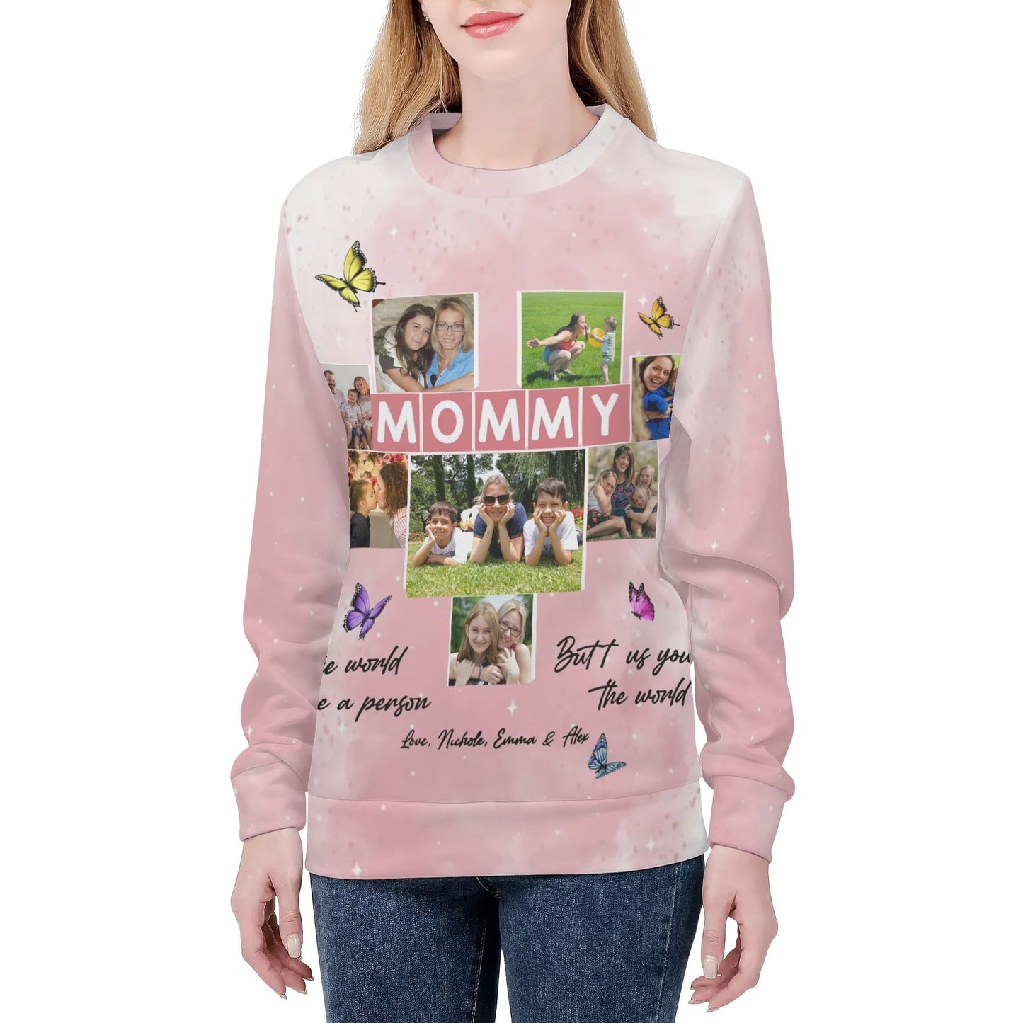 High-Quality Womens Polyester Pullover Sweatshirt | Soft & Lightweight | Breathable & Loose Fit | Perfect for Spring, Fall & Winter