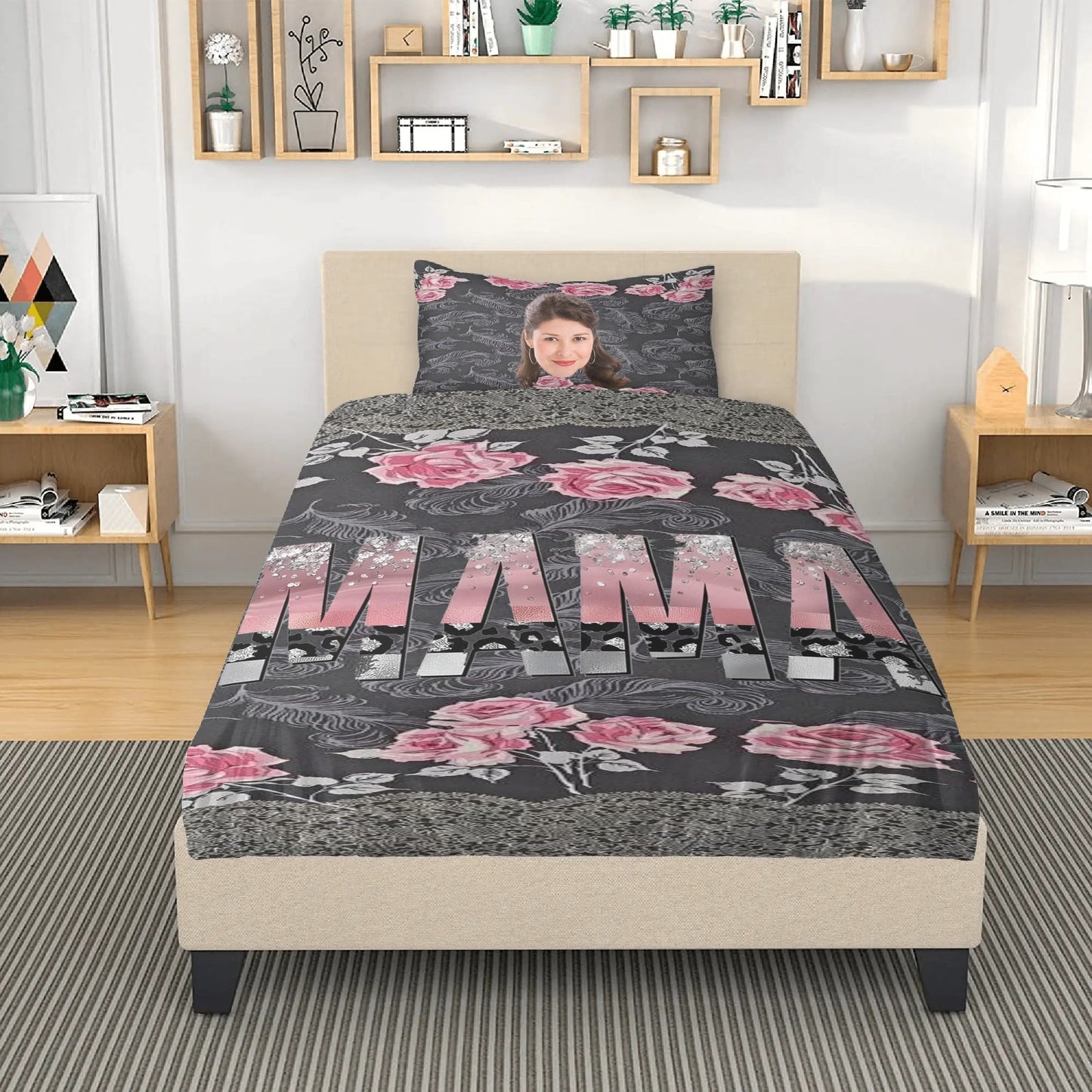 100% Polyester 3PC Bedding Set | Full Printed Duvet Cover & Pillowcases | Machine Washable | Twin, Queen, King Sizes