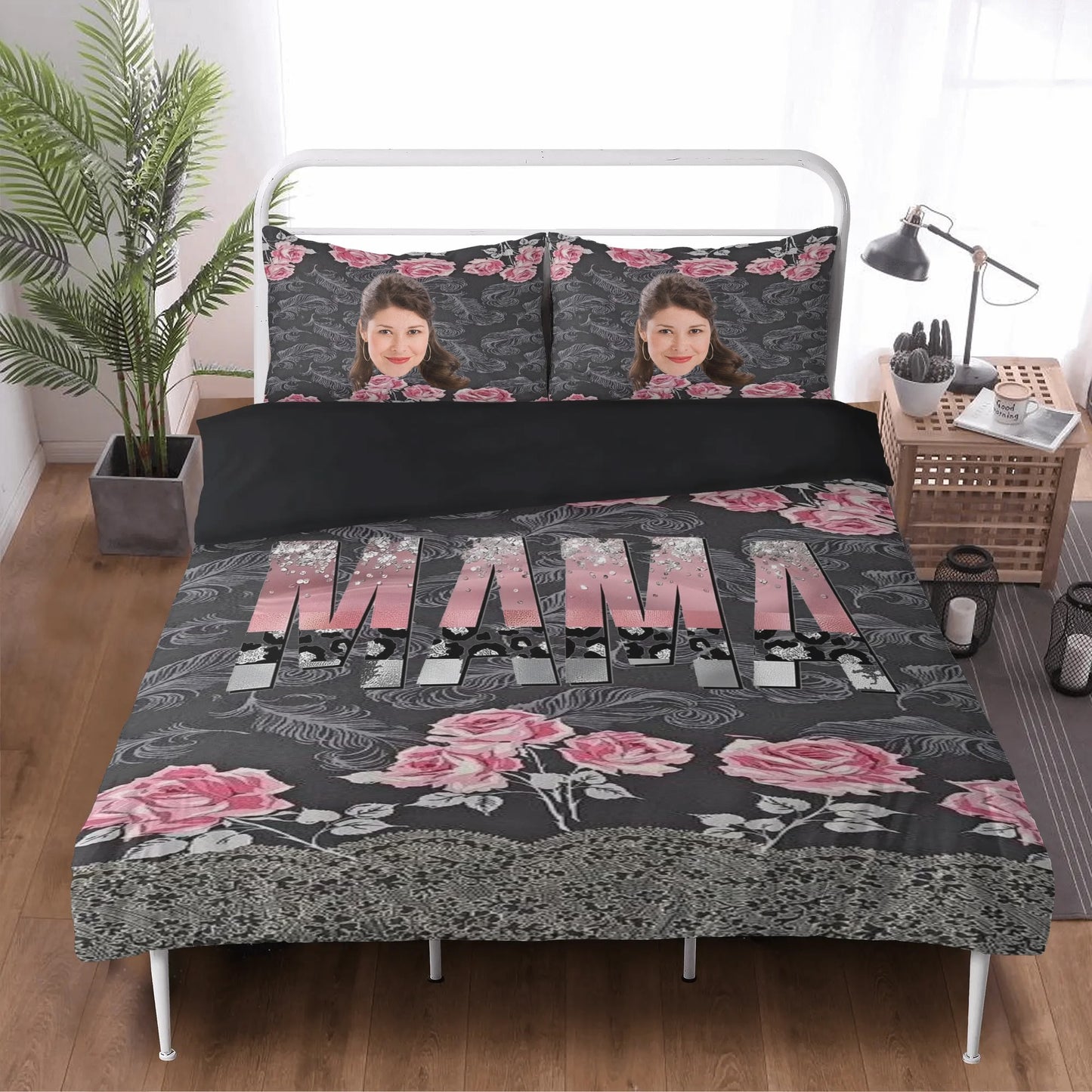 100% Polyester 3PC Bedding Set | Full Printed Duvet Cover & Pillowcases | Machine Washable | Twin, Queen, King Sizes