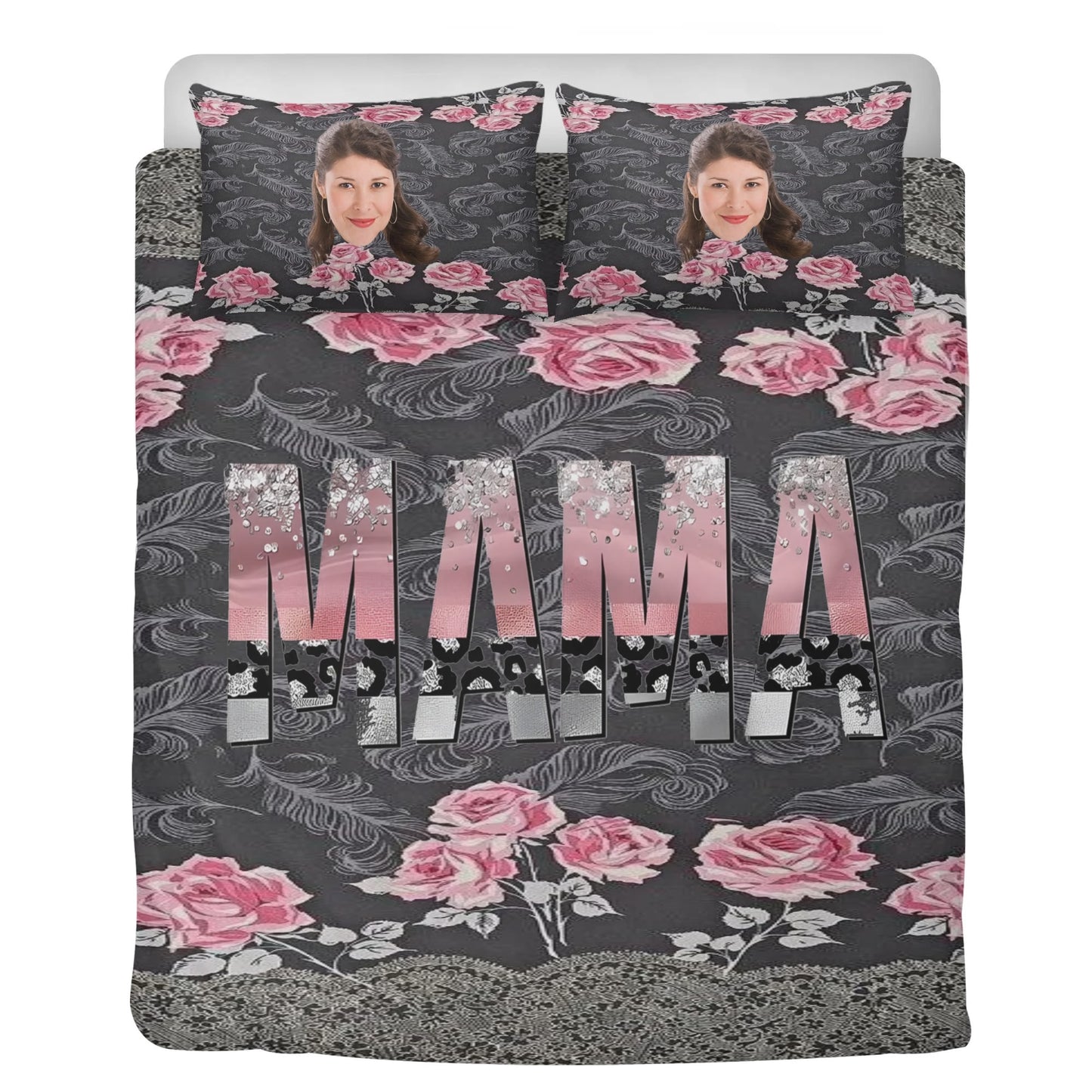 100% Polyester 3PC Bedding Set | Full Printed Duvet Cover & Pillowcases | Machine Washable | Twin, Queen, King Sizes