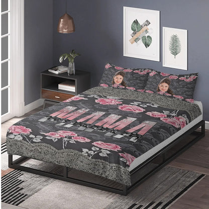 100% Polyester 3PC Bedding Set | Full Printed Duvet Cover & Pillowcases | Machine Washable | Twin, Queen, King Sizes