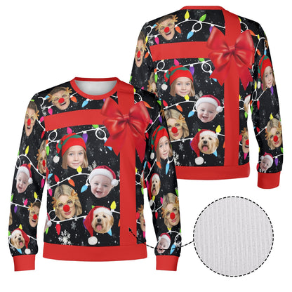 Soft & Breathable Unisex Custom Winter Christmas Pullover Sweatshirt - Perfect Gift for Men & Women