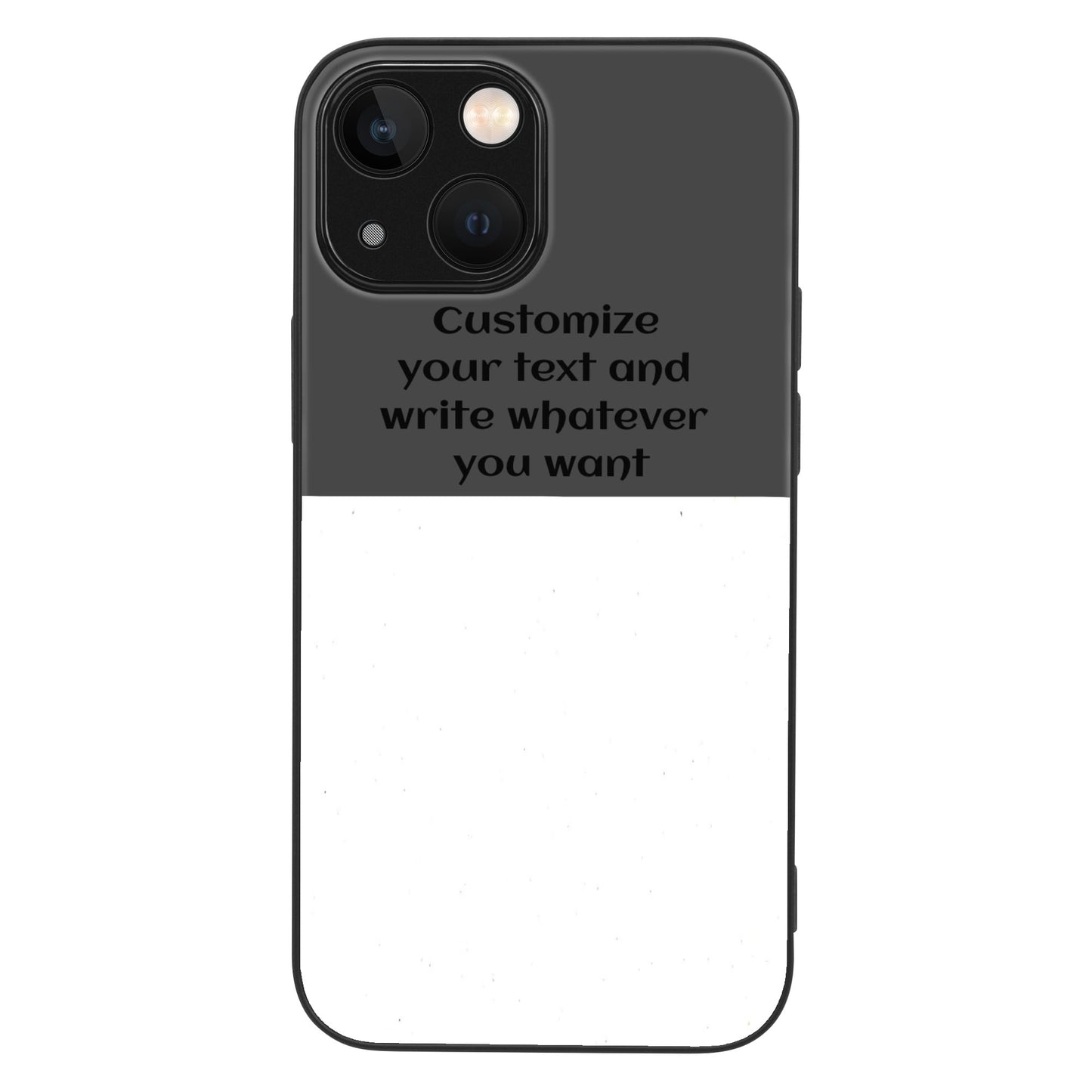 iPhone13 Series Phone Cases - TPU+PE Material, Drop-Proof Design, Stylish Black Back, Eco-Friendly