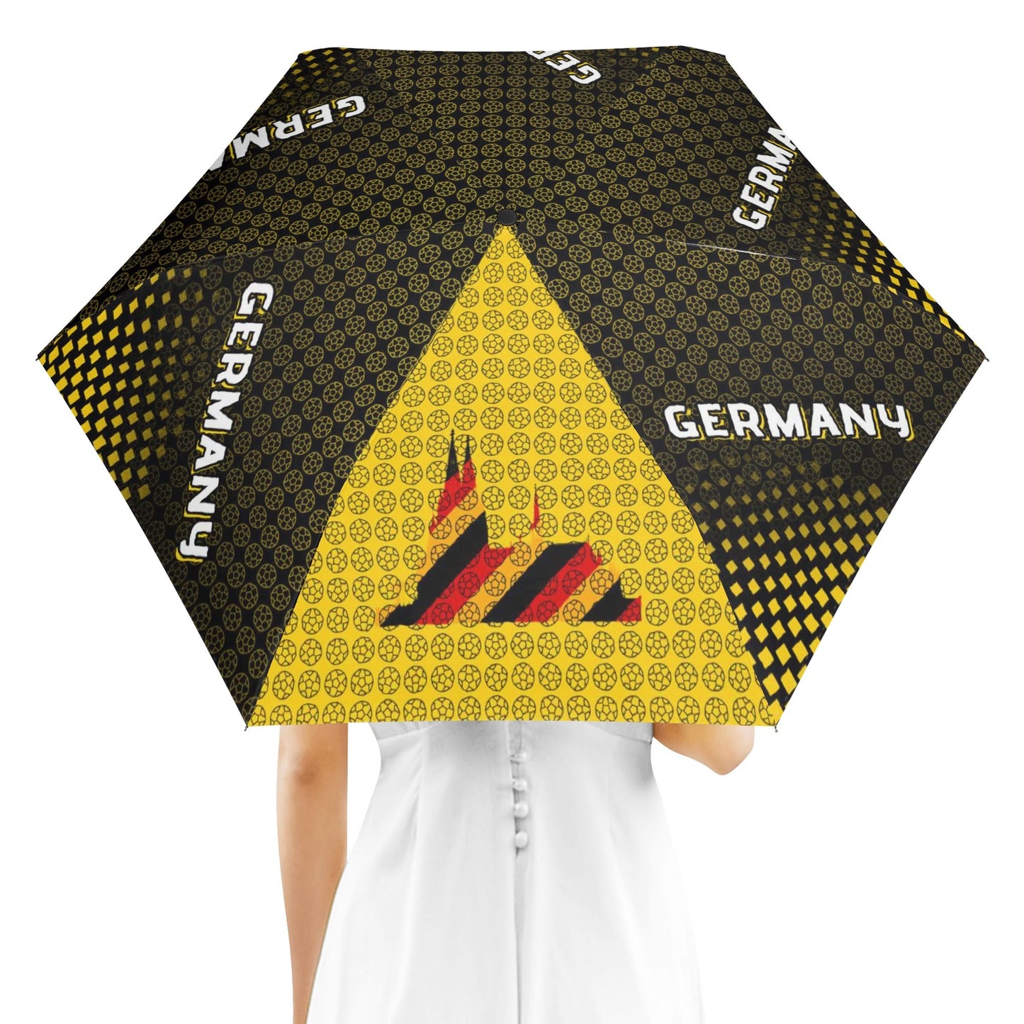 All Over Print Umbrella | Superior Quality Splicing Tape | Automatic Opening | Ergonomic Handle | Windproof & Sun Protection