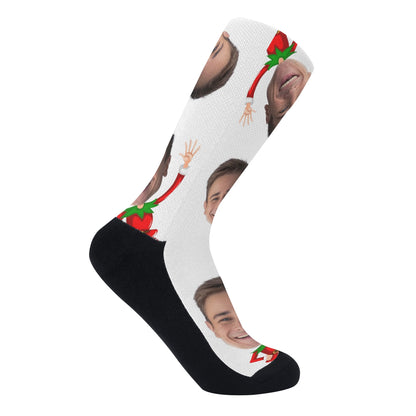 Polyester Cotton Blend Crew Socks - Reinforced Heel & Toe, Elastic Arch Support, Seamless Toe Closure - Great for Sports and Everyday Fashion