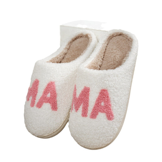 MAMA Christmas Gift - Plush Cotton Slippers