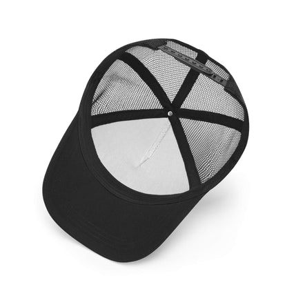 High-Quality Polyester Front Print Mesh Trucker Hats - Breathable Outdoor Snapback for Men, Women & Youth