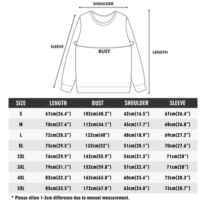 Soft & Breathable Unisex Custom Winter Christmas Pullover Sweatshirt - Perfect Gift for Men & Women