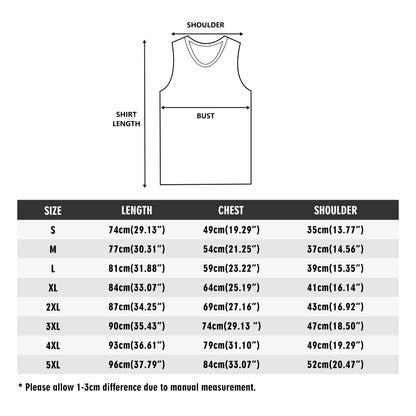 Mens Loose Fit Sleeveless Tank Top Muscle T-Shirt - Lightweight, Breathable, & Durable Cotton Polyester Blend