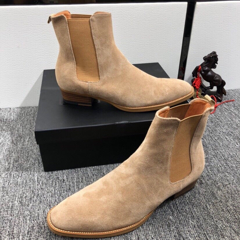 Men's All-match Buckskin Boots