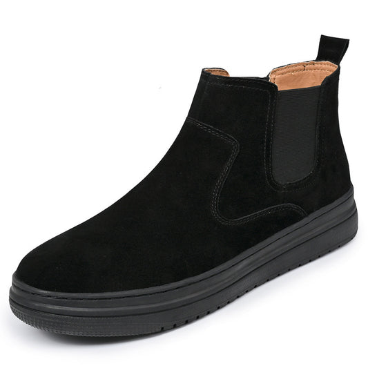 Men's Boots Genuine Leather Mid-top