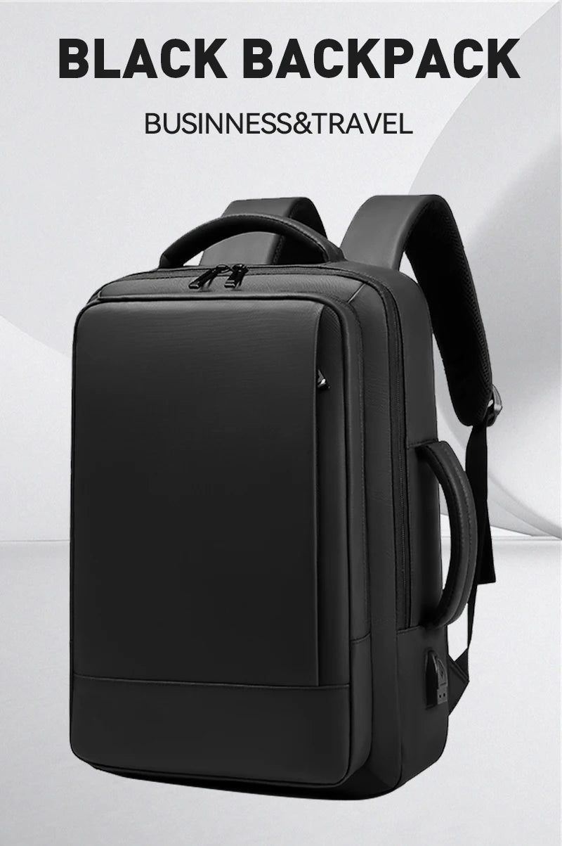 Business Bag - Travel Backpack - Waterproof Classic Backpack - USB Charging