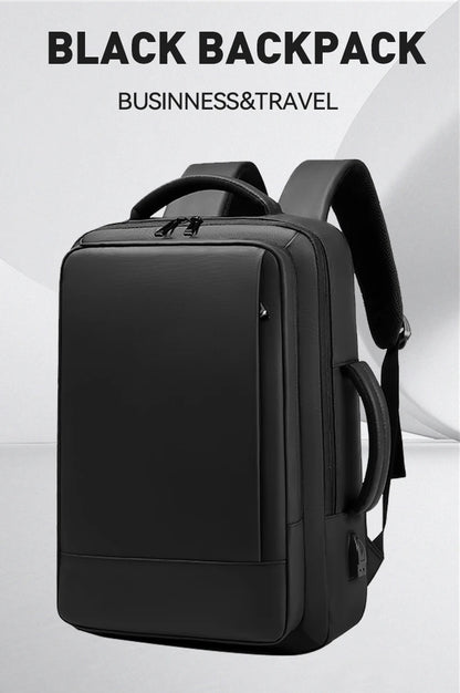 Business Bag - Travel Backpack - Waterproof Classic Backpack - USB Charging