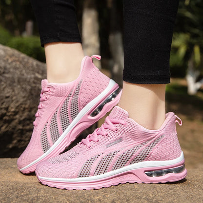 Women Running Shoes Ladies Breathable Sneakers Mesh Tennis Women's Sports Shoes Outdoor Lace Up Training Shoes