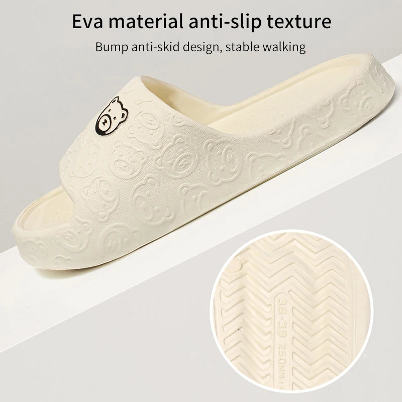 Non-slip Bathroom Slippers - Indoor Home Sandals