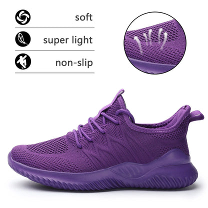 Women's Running Shoes Ladies Slip on Tennis Walking Sneakers Lightweight Breathable Comfort Work Gym Trainers Stylish Shoes