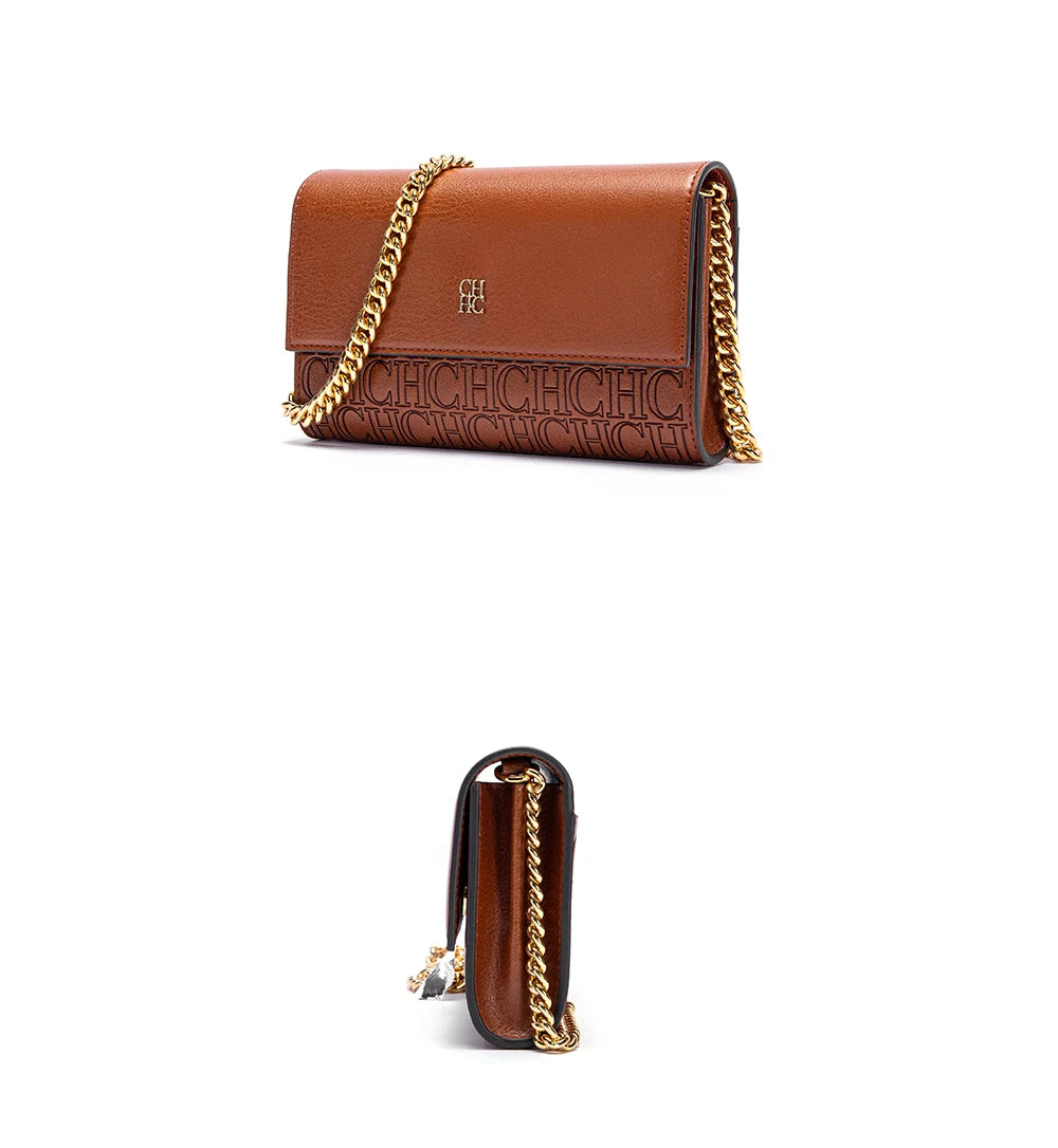 Women's Shoulder Bag - Magnetic Flip Chain Bag - Square Wallet