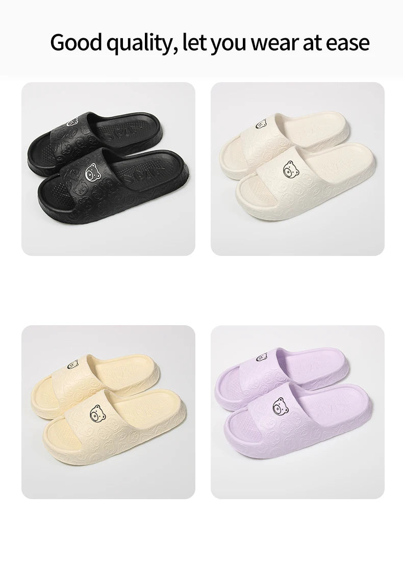 Non-slip Bathroom Slippers - Indoor Home Sandals