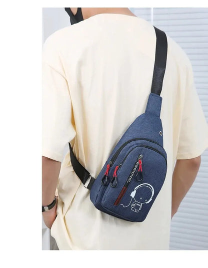 Chest Bag Men's One Shoulder - Crossbody Bag - Large Capacity