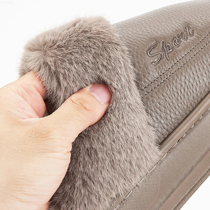 Men's Winter Home Slippers - Soft Warm Indoor Slippers - Comfort