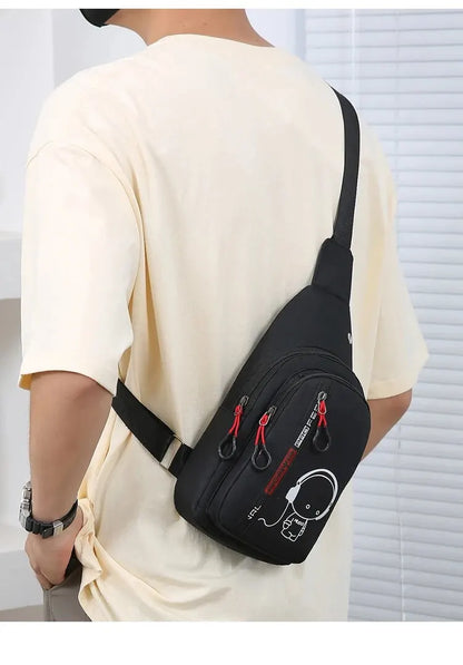 Chest Bag Men's One Shoulder - Crossbody Bag - Large Capacity