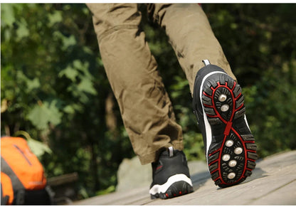 Men Leather Casual Shoes - Lightweight Walking Sports Shoes