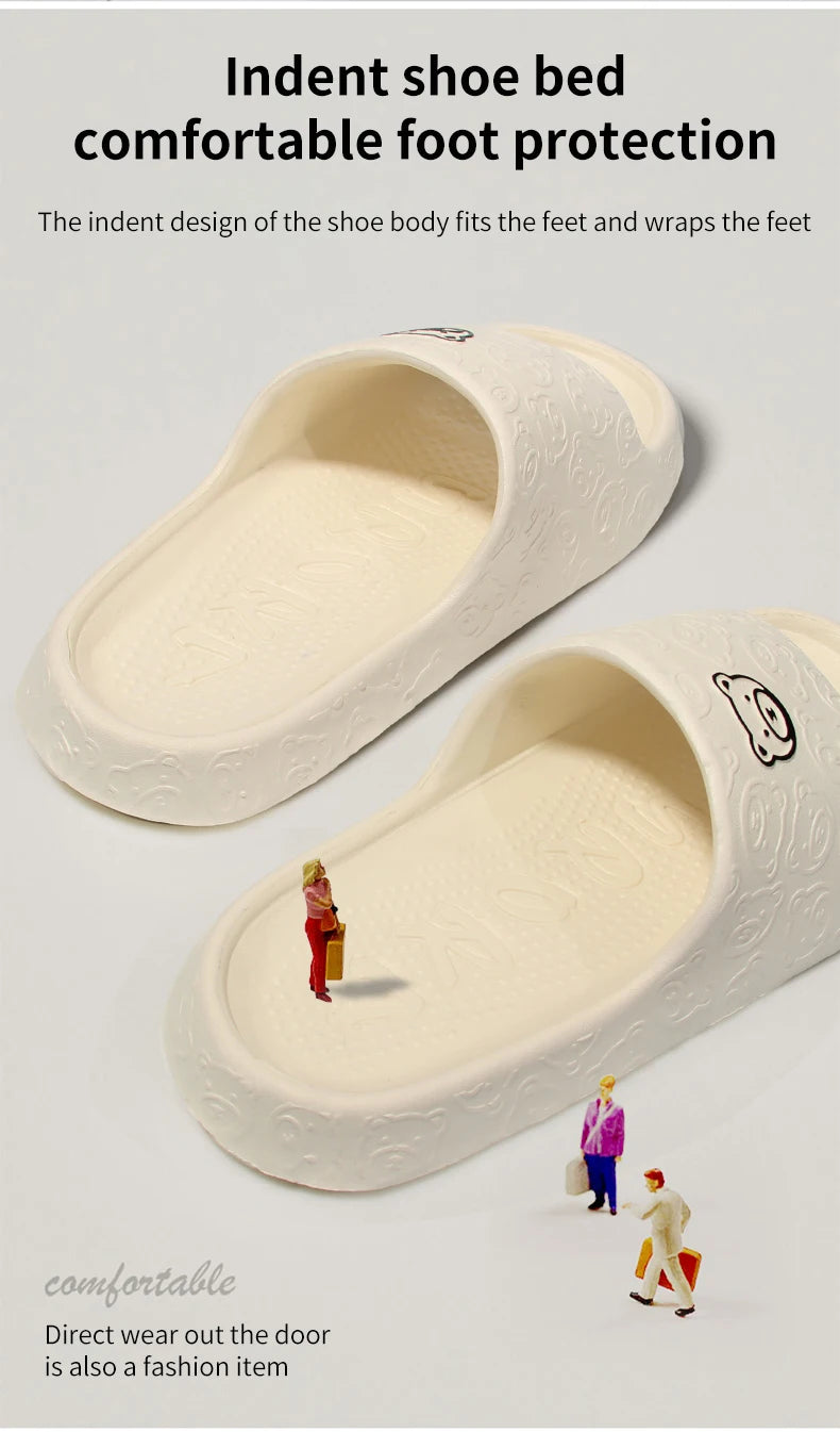 Non-slip Bathroom Slippers - Indoor Home Sandals