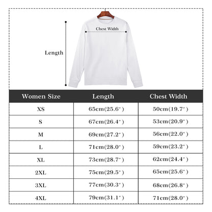 High-Quality Womens Polyester Pullover Sweatshirt | Soft & Lightweight | Breathable & Loose Fit | Perfect for Spring, Fall & Winter